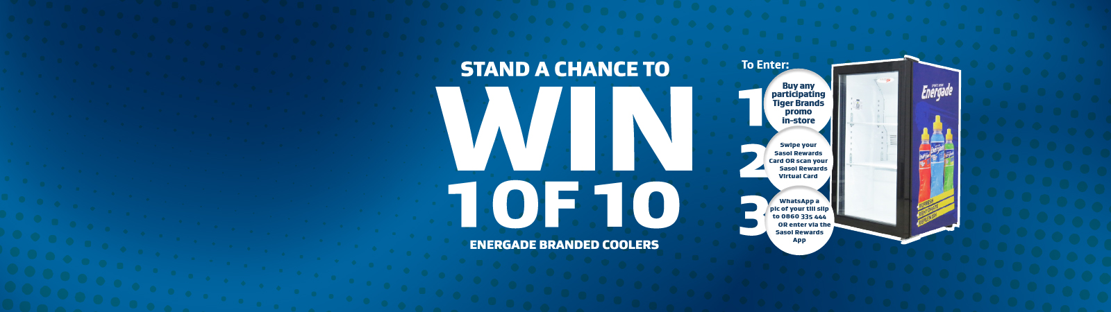 Energade competition banner