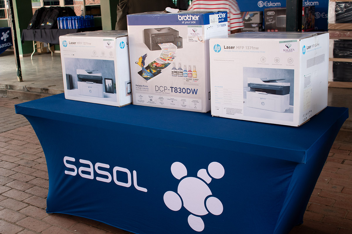 Printers donated to the school